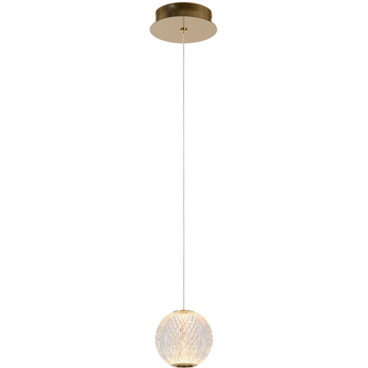 LED-riippuvalaisin Lucide Cintra Ø14cm, 5.7W 2700K, kirkas