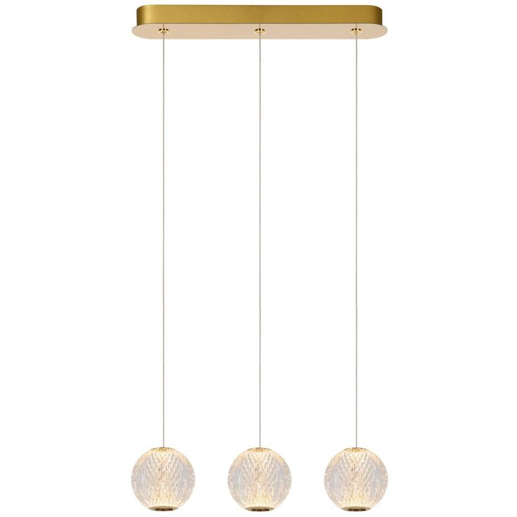 LED-riippuvalaisin Lucide Cintra 3xLED, 4.7W 2700K, kirkas