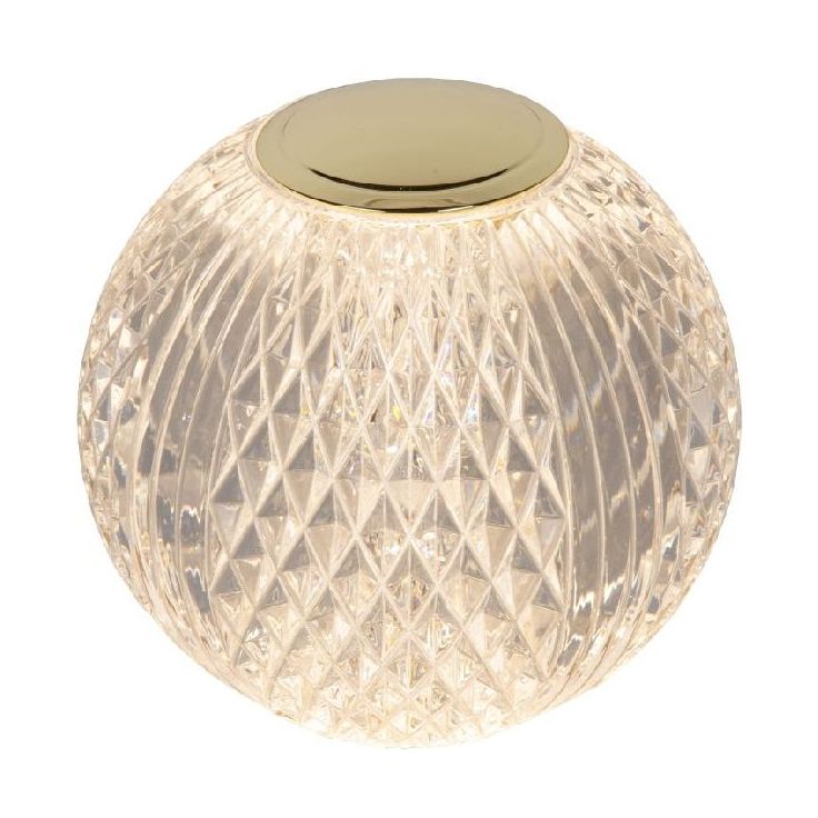 Pöytävalaisin Lucide Cintra Ø9cm, 3 Step himmennys, 1x1.5W/3000K, kirkas
