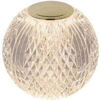 Pöytävalaisin Lucide Cintra Ø11cm, 3 Step himmennys, 1x2W/3000K, kirkas