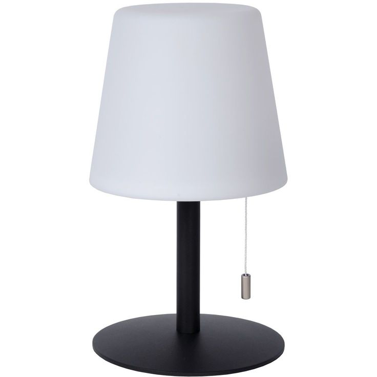 LED-ulkopöytävalaisin Lucide Rio RGB, USB-ladattava, himmennettävä, värinvaihto-ominaisuus