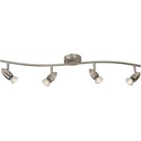 LED-spottivalaisin Lucide Caro-LED, 4x5W, satiinikromi