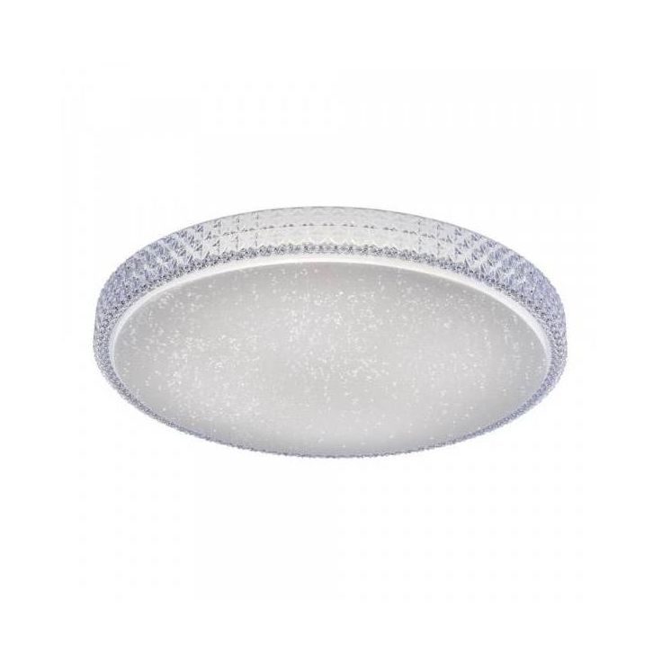 LED-plafondi Leuchten Direkt Frida, Ø60cm, 32W, himmennettävä, valkoinen