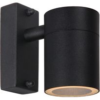 Ulkoseinävalaisin Lucide Arne-LED, Ø6.3 cm, 1x5W, IP44, musta