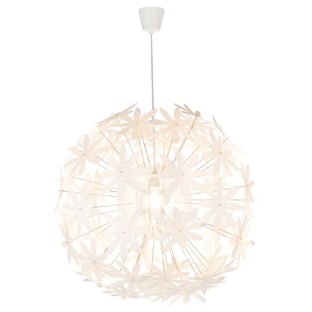 Riippuvalaisin Globo Stella, Ø60cm, 60W, valkoinen
