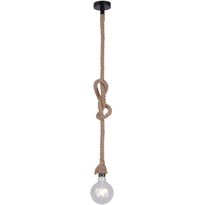 Riippuvalaisin LeuchtenDirekt Rope, Ø10cm, beige