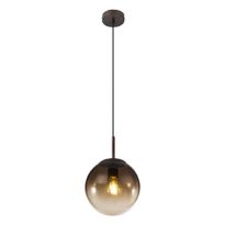 Riippuvalaisin Globo Varus, Ø20cm, 40W, ruskea