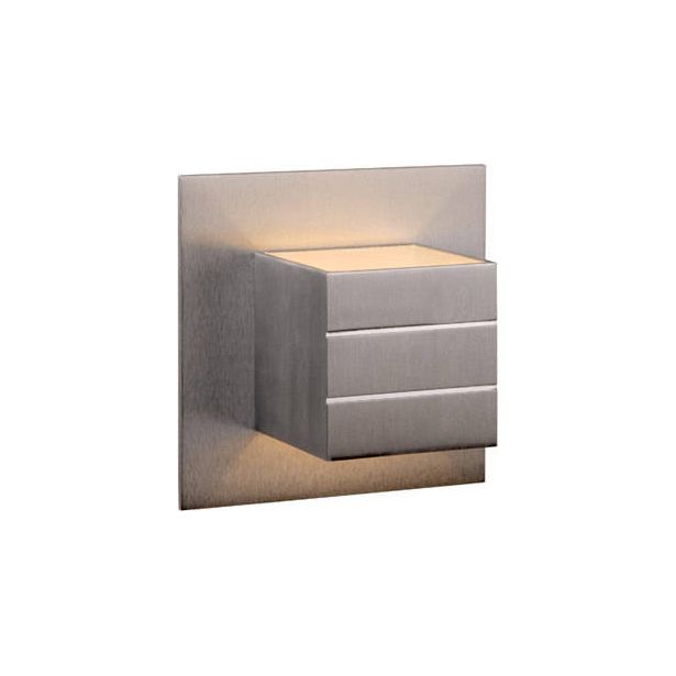 Seinävalaisin Lucide Bok 1, 40W, 230V, IP20, mattakromi