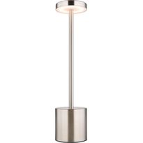 Pöytävalaisin Globo Polina 34cm, USB-ladattava, CCT
