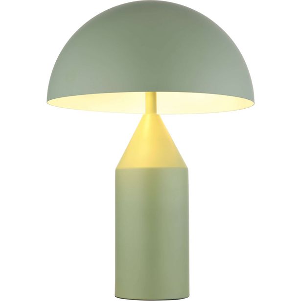 Pöytävalaisin Globo Atoma Ø28cm, 2xE27, vaaleanvihreä/valkoinen