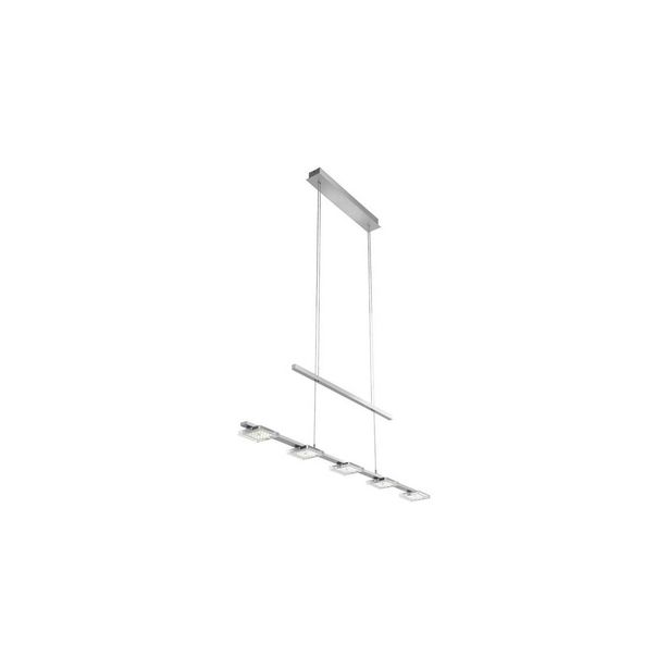 LED-riippuvalaisin Paul Neuhaus Futura, 82x8.5cm, 5W, himmennettävä, teräs
