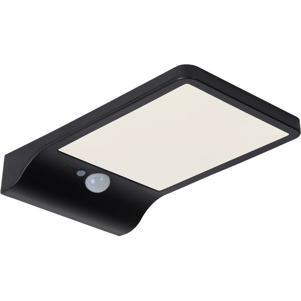 Ulkoseinävalaisin Lucide Basic LED, 1x3W, IP44, musta
