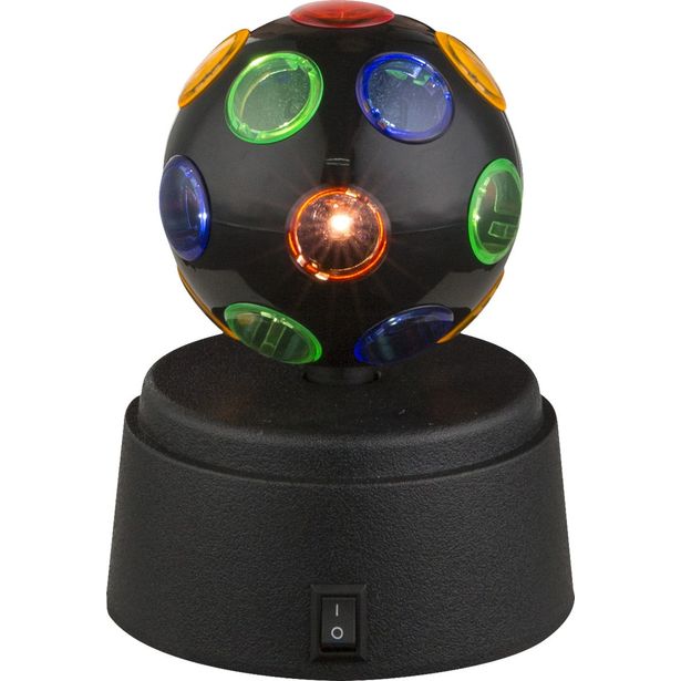 LED-pöytävalaisin Globo Disco, Ø9cm