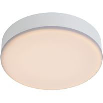 LED-kattovalaisin Lucide Ceres-LED, Ø21,5 cm, IP66, valkoinen