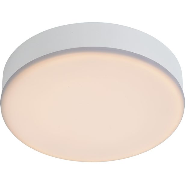 LED-kattovalaisin Lucide Ceres-LED, Ø21,5 cm, IP66, valkoinen