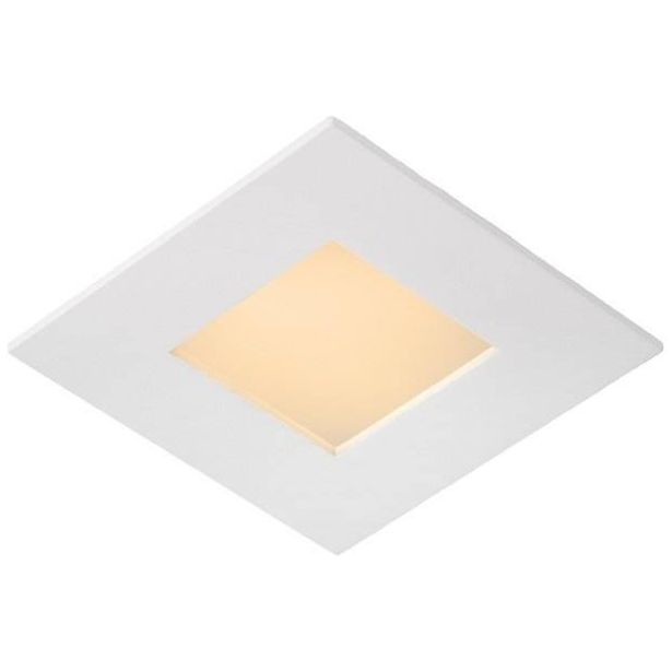 Upotettava valaisin Lucide Brice-LED, 72x0,09W, 230V, 3000K, 415lm, IP40, valkoinen