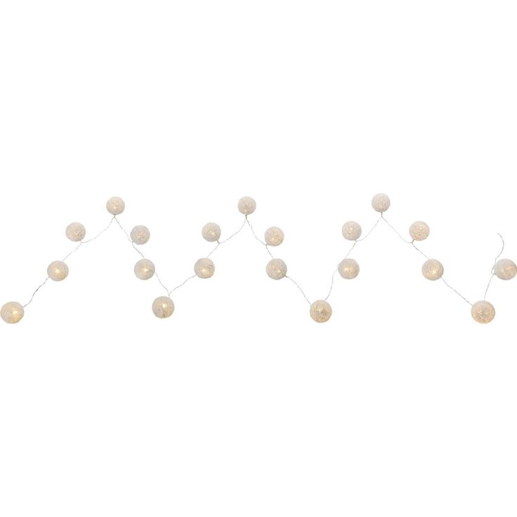 LED-valoketju Globo Venuto, 285cm, valkoinen