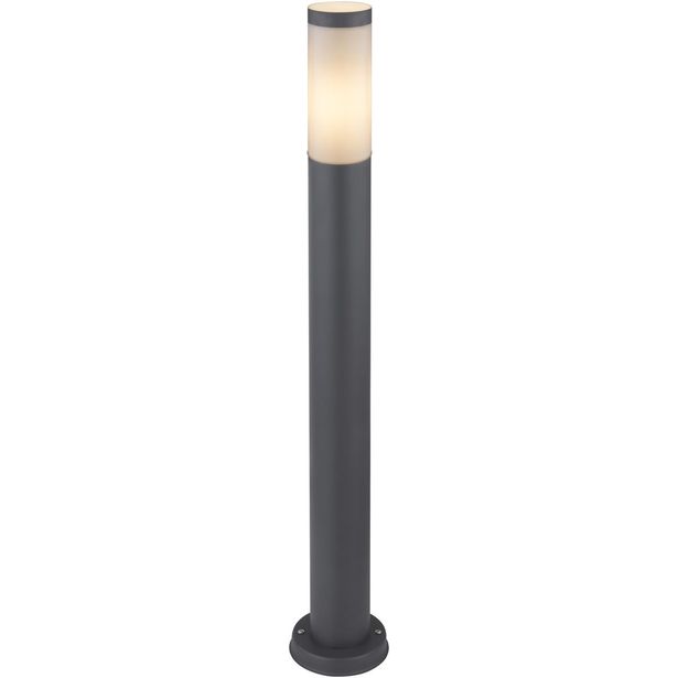 Ulkopylväsvalaisin Globo Boston, IP44, 80cm, antrasiitti