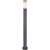 Ulkopylväsvalaisin Globo Boston, IP44, 110cm, antrasiitti