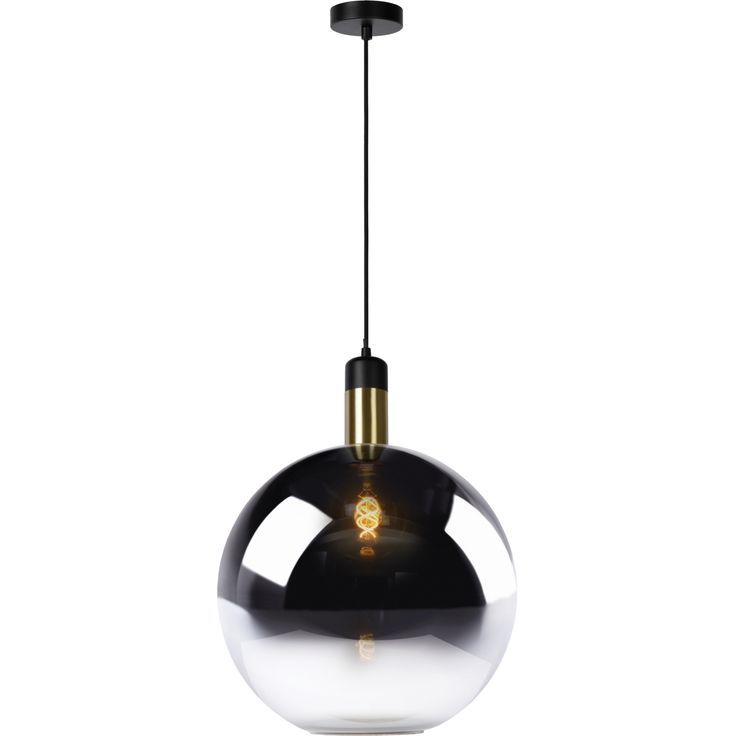 Riippuvalaisin Lucide Julius, Ø40 cm, savunharmaa