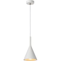 Riippuvalaisin Lucide Gipsy, Ø16.5 cm, valkoinen
