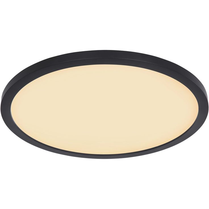 LED-kattovalaisin Globo Sapana, IP44, Ø29.4cm, musta