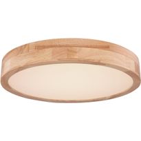 LED-kattovalaisin Globo Rainer, puu, eri kokoja