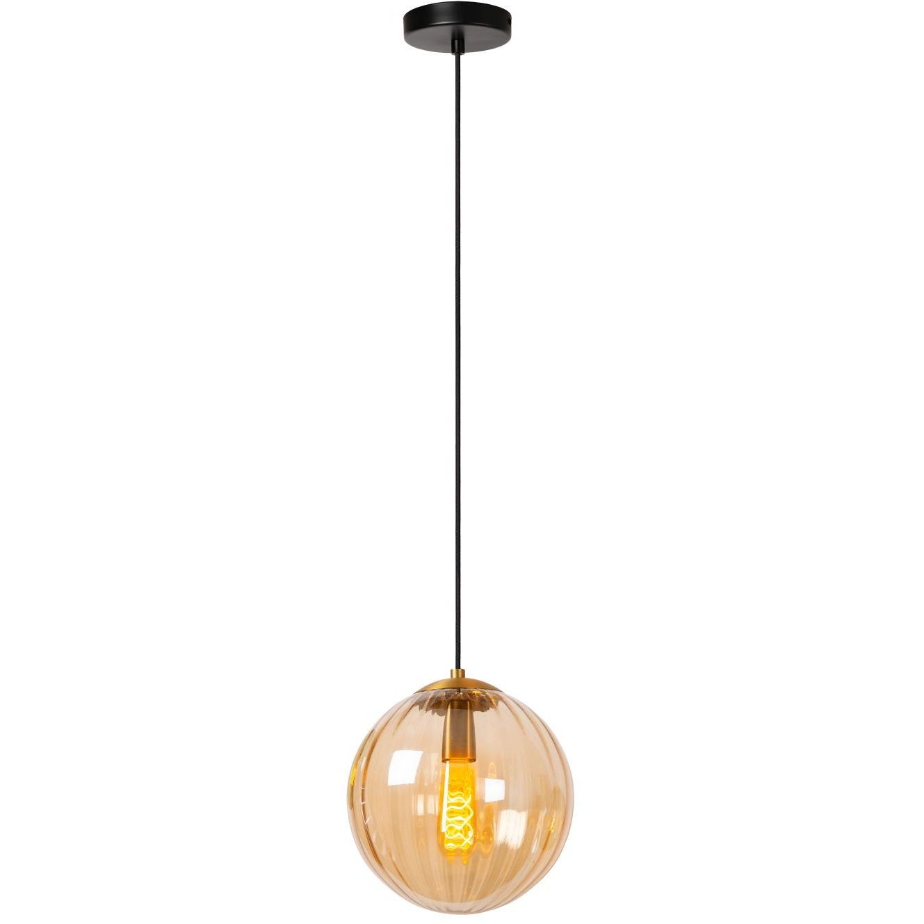 Riippuvalaisin Lucide Monsaraz Ø25cm, 1xE27, amber