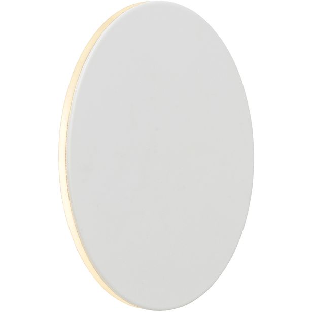 Seinävalaisin Lucide Eklyps LED, Ø15 cm, 1x6W, valkoinen