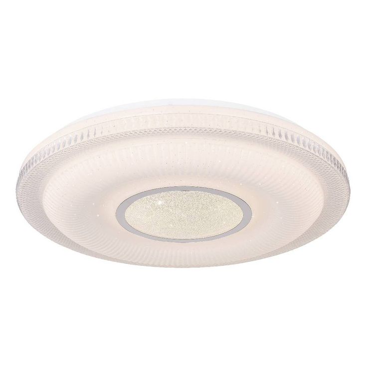 LED-plafondi Globo Magnifique, Ø50cm, 30W, himmennettävä, valkoinen