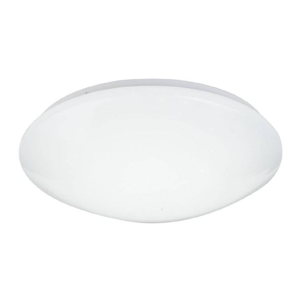 LED-plafondi Globo Atreju, Ø39cm, 24W, himmennettävä, valkoinen