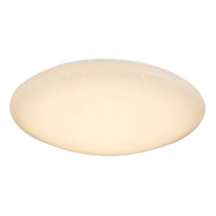LED-plafondi Globo Atreju, Ø49cm, 48W, himmennettävä, valkoinen