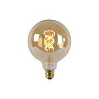 LED-lamppu Lucide filamentti E27, Ø12.5cm, himmennettävä, 5W, 2200K, amber