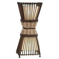 Pöytävalaisin Nino Bamboo, 2x40W, 230V, IP20, ruskea