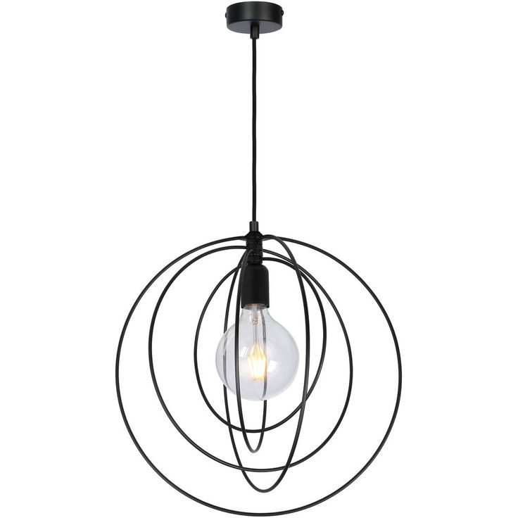 Riippuvalaisin Globo Sarini, Ø42cm, musta