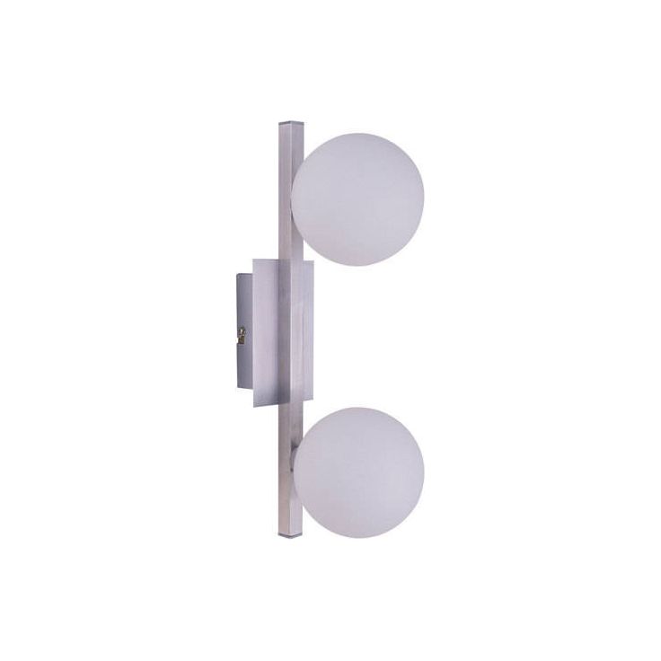 Kattovalaisin Globo New Design, 2x40W, 230V, 2700K, IP20, harjattu alumiini