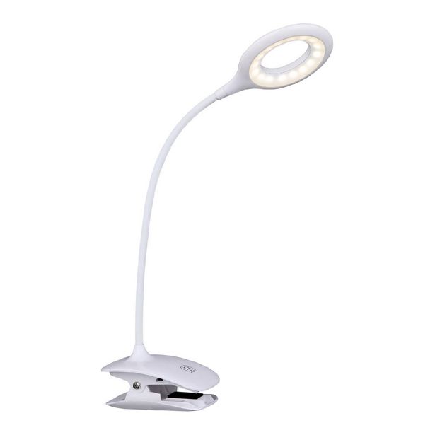 LED-klipsivalaisin Globo Pia, 3W, valkoinen