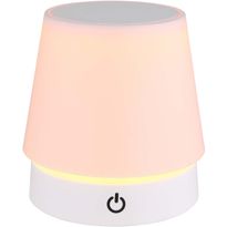 Pöytävalaisin Globo Carlos Ø10.6cm, USB-ladattava