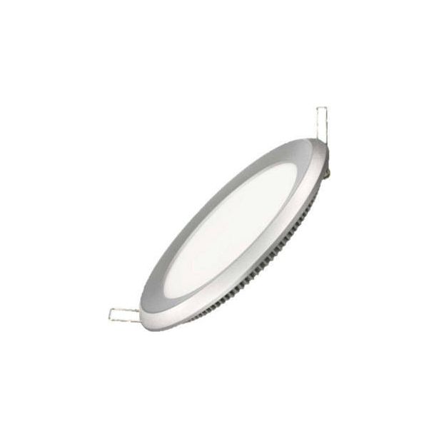 Upotettava valaisin FocusLight Slim LED, 15W, 230V, 3000K, 900lm, IP44, Ø 180mm, hopea
