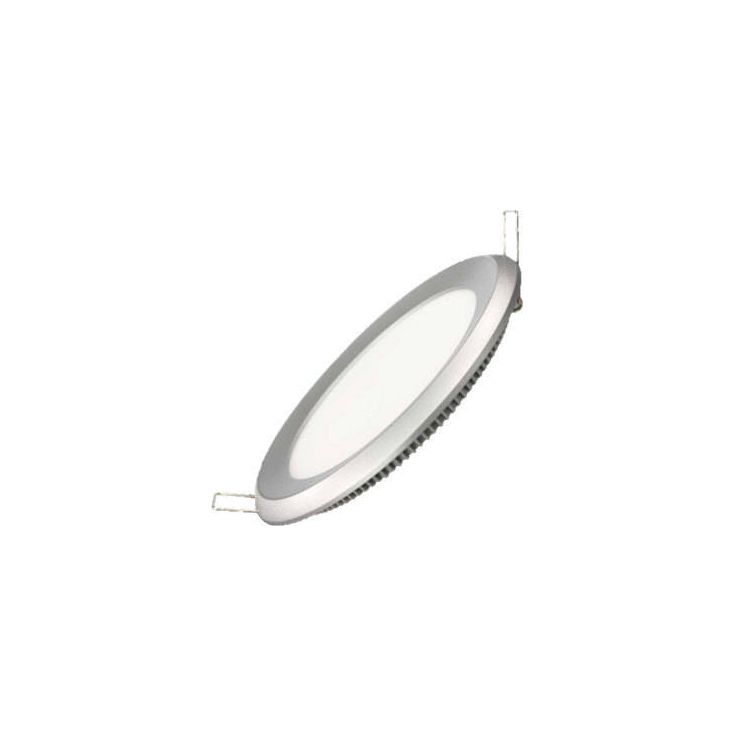 Upotettava valaisin FocusLight Slim LED, 15W, 230V, 3000K, 900lm, IP44, Ø 180mm, hopea