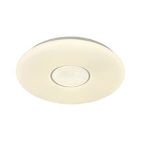 LED-plafondi FocusLight Moon, Ø39.5cm, 24W, valkoinen