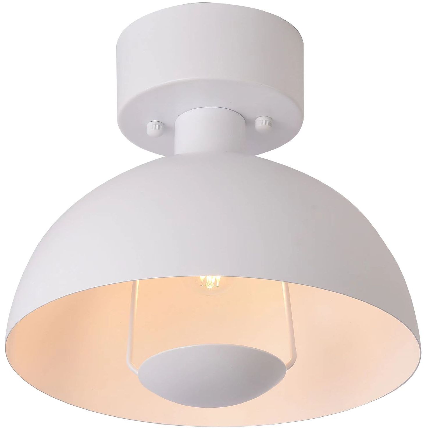 Kattovalaisin FocusLight Lisbon Ø25cm, valkoinen