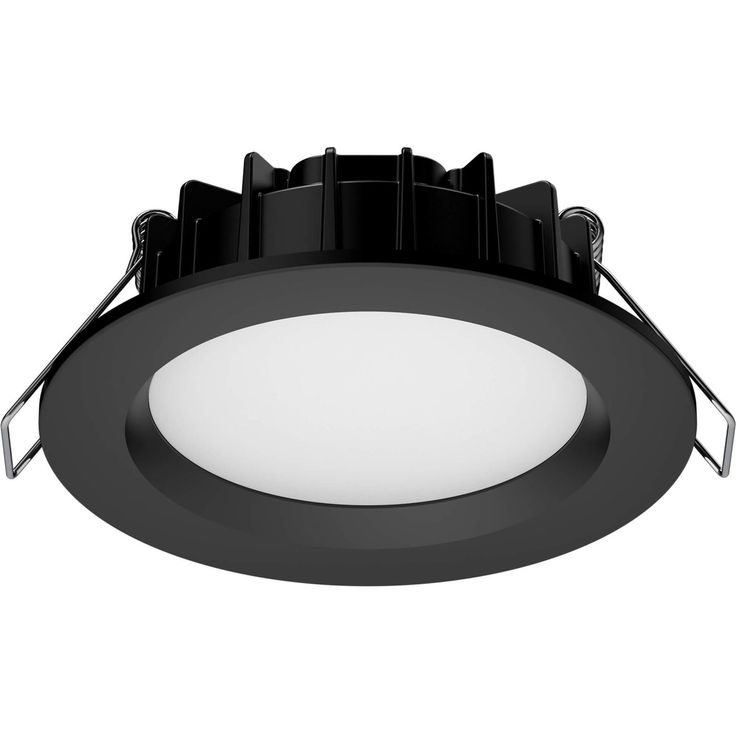 LED-kattovalaisin FocusLight Onno, upotettava, 3 CCT, IP44/IP20, musta