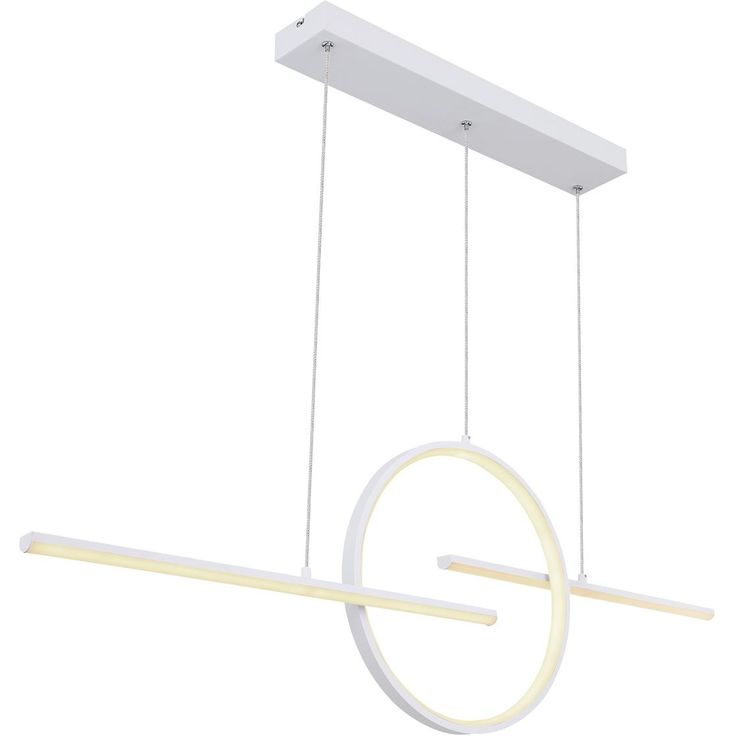 LED-riippuvalaisin Globo Barral, CCT, valkoinen