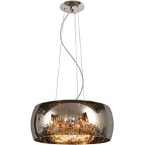 Riippuvalaisin Lucide Pearl, 6x42W, 230V, IP20, Ø 500mm, kromi