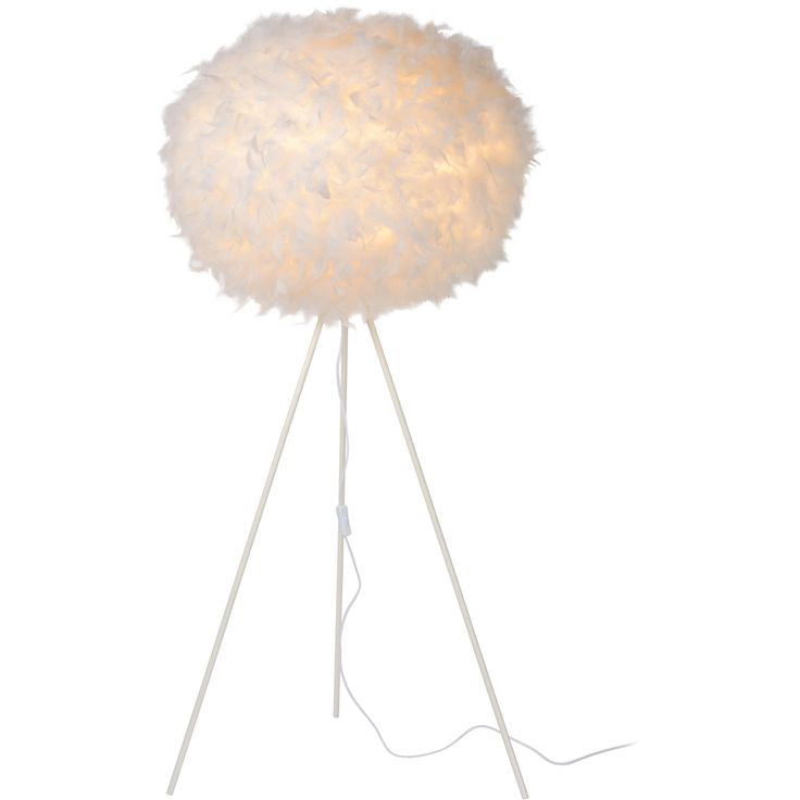 Lattiavalaisin Lucide Goosy Soft, Ø50 cm, valkoinen