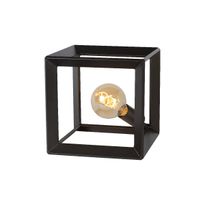 Pöytävalaisin Lucide Thor, 25x25x25cm, 60W, musta