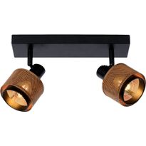 Kattospotti Lucide Rafa, 10x30cm, IP20, musta