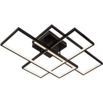 Plafondi Lucide Lokero, 65x50cm, IP20, 60W, musta