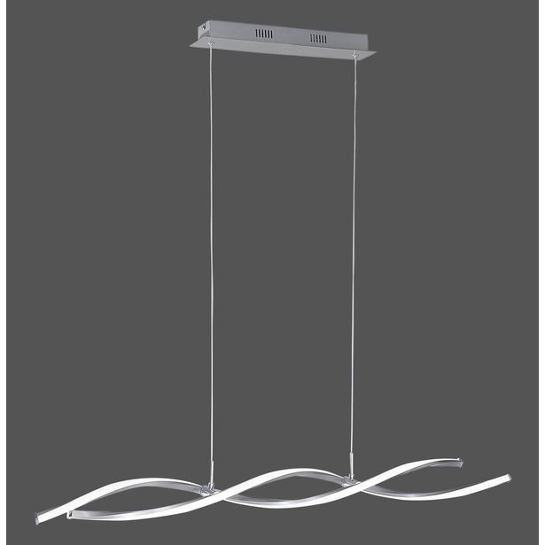 LED-riippuvalaisin Paul Neuhaus Polina, 2x10,2W, 230V, IP20, teräs